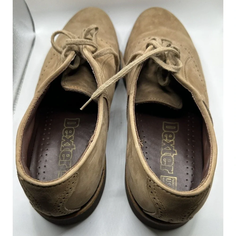 Dexter Oxford‎ men’s shoes Light Brown size 9.5M made in USA V760-6